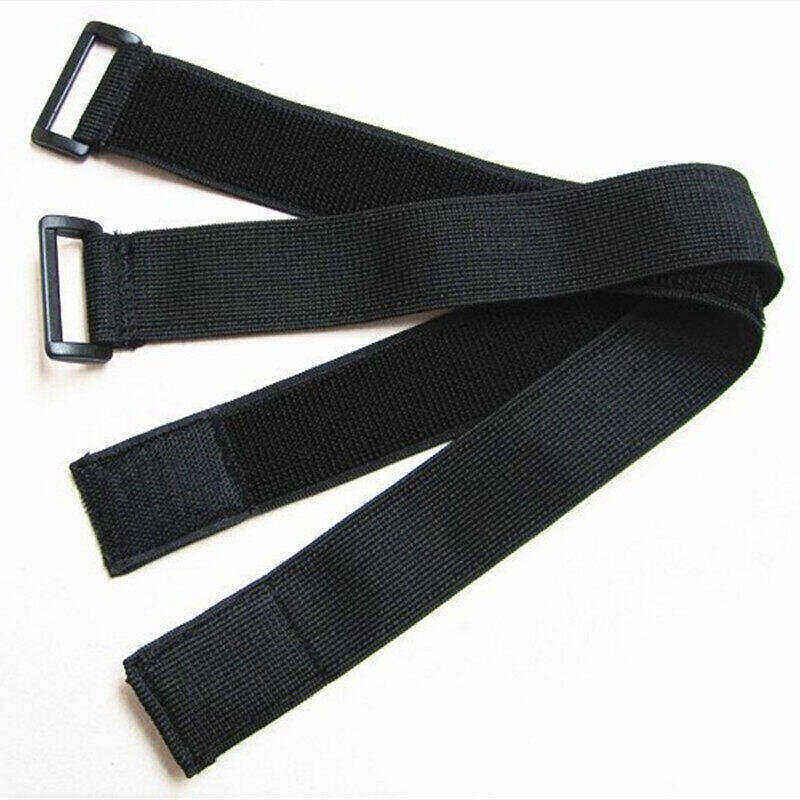 Elastic hook and loop straps